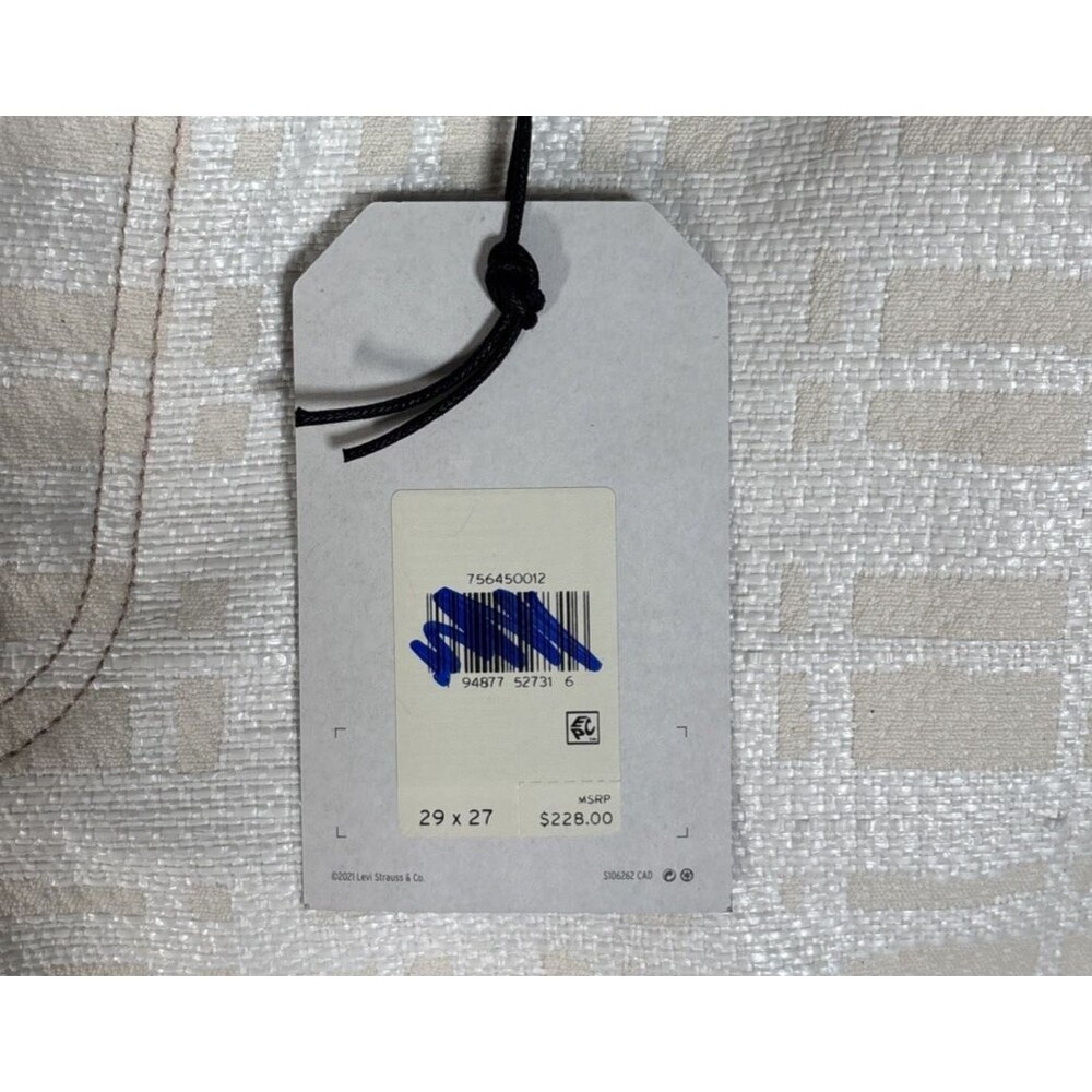 NWT Levi’s Made & Crafted Jeans Women’s Size 29x27 The Column Taper Summer Plaid - Picture 7 of 16